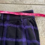 Mara Hoffman Tulay Midi Skirt Penny Plaid Black And Purple Photo 11