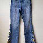 Ashley Mason  embroidered flare leg jeans 3/26‎ Photo 2