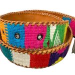 Lands' End Vintage 90s Land’s End Southwestern Aztec Belt 30 Guatemalan Western Bohemian Photo 10