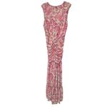 MISA Los Angeles NWT  Ava Paisley Print Stretch-Tulle Midi Dress Photo 8