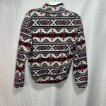 No Boundaries  Size S 3-5 Fleece Pull Over Jacket Geometric Print Photo 2