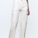 ZARA White Straight Cargo Pants 26/ Us 2 Photo 0