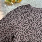 Abercrombie & Fitch Soft A&F Collection Navy Black Animal Print Pullover Photo 2