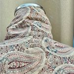 J.Crew The Perfect Shirt Paisley Silk Cotton Long Sleeve Button Up Blouse Sz 4 Photo 9