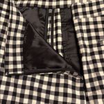 Madewell women’s Gingham Mini Skort wool blend black and white Size 12 NWT Photo 8