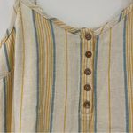 Rip Curl  Linen Striped Midi Dress NWT Photo 4