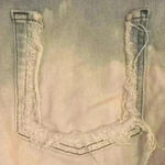 7 For All Mankind  Bleached White Washed Distressed Mom Shorts size 30 Acid Wash Photo 9