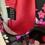 Island Escape Ditzy Daze Pink Floral Tankini Top Small Black Size 4 Photo 1