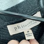 Philosophy Republic Clothing Charcoal Heather Gray Knit Sweater Women's Pullover Photo 4