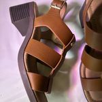 Maurice's  Tan Strappy Block Heel Sandals Photo 3