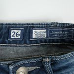 Miss Me  Jegging Jeans Womens 26x30 JE1051GR Skinny Bling Rhinestone Embroidered Photo 4