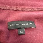 Universal Standard Oversized Boatneck Long Sleeve Top Relaxed Comfy Burgundy XS Photo 2