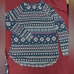 Cuddl Duds Blue and Pink Pajama Set Intimates Sleepwear Photo 1