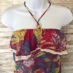 True Freedom Multi colored halter blouse XL Photo 2