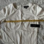 Lulus Dressed to Skill White Long Sleeve Underwire Bodysuit in white size Small Photo 5