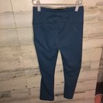 Under Armour  blue and black ankle leggings athletic leggings gym sports wear​​ Photo 2