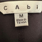 CAbi  black hooded zip up vest Photo 4