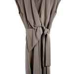 M.M. Lafleur The Monique Wrap Dress in Taupe Size 2 Neutral Career Office Brown Photo 3