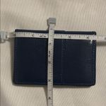 Coach Patent Leather Card Holder Navy EUC Photo 6