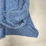 Free People New BFF Cardigan Womens XS Boho Wrap Soft Boucle Knit big Blue Photo 3