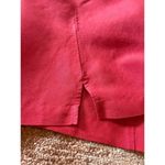 Liz Claiborne JACKET by Crazy Horse  Deep Red  Sleeve  Less Button Up Women’s Shi Photo 5
