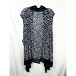 Catherines Plus Size 5X Shrug Navy Blue White Paisley Mesh Duster 1795 Photo 1