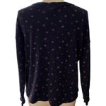 Madewell  Waffle Knit Henley Blue Bandana Floral Pajama Top ~ Women's Size MEDIUM Photo 4