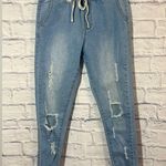 Hayden Light Blue Distressed Women's Jeans, sz small Photo 0