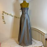 Adrianna Papell New.  Occasion Elegant Two-Piece Grey Dress with Beaded Top Photo 2
