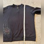 Harley Davidson vintage Y2K sweatshirt size women’s Medium‎ /Large Black Photo 3