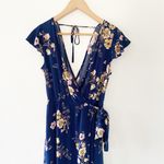 Band of Gypsies Blue Floral Print Maxi Dress Photo 2
