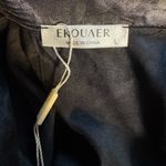 Ekouaer NWT Black Jacquard Satin Black Animal Print White Piping Shorts PJs Set Sz Large Photo 3