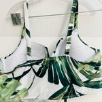 Cacique Swim by  Balconette Tropical Green Leaf Print Bikini Top Photo 2