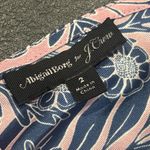 J Crew X Abigail Borg Skirt 4 Tank 2 Pink Blue Floral Silk Sleeveless Top Womens Photo 2