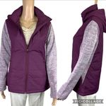 Ultimate Terrain Womens Hybrid Jacket Coat Hooded Full Zip Purple Small Photo 1