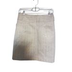 Merona Chic Metallic Textured Gold Beige Mini Skirt Size 4 Photo 7