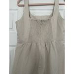 Madewell Jumpsuit Drapey Twill Sleeveless Wide-Leg Tank Muted Stone Size 10 Photo 6