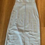 ZARA  Blue Gingham Dress Spaghetti Strap  Photo 2