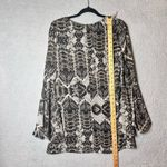 Show Me Your Mumu  Top Womens Small‎ Black Snakeskin Barry Bell Tunic Top Photo 6