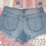 Free People Distressed Denim Shorts Photo 1