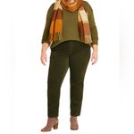 Coldwater Creek Corduroy Pants Mid Rise Stretch Olive Green Women’s Size 18W Photo 10