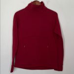 Athleta  Polar Tech Funnel Neck Pullover Sweatshirt Red Size Small Photo 1