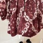 Ulla Johnson  Martine Dress Syrah Shibori Tie Dye Wine Red Maroon Burgundy Size 0 Photo 13