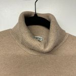Orvis  Women Tan Ribbed Turtleneck Sweater Size XL Extra Large Neutral Warm Beige Photo 2