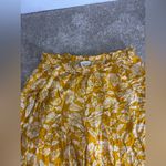 By Anthropologie Viscose Pull On Elastic Waist Plus Size Boho floral wide leg White Photo 6