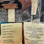 Free People NWT  Womens Shirt Blouse Through The Meadow Black Beige Size Large Photo 9