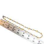 Sterling Silver Citrine & Quartz Beaded choker Necklace Photo 7