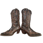 Ariat Shelleen Brown Leather Embroidered Cowboy Western Boots Sz 5.5 Photo 11