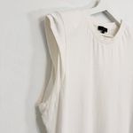 The Range  White Substance Cotton Dress Casual Minimalist Neutral Size Medium‎ Photo 4