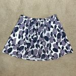 Susana Monaco  NWT Eclipse Mini Skirt Lined Dot White Purple Stretch Women Size 4 Photo 0